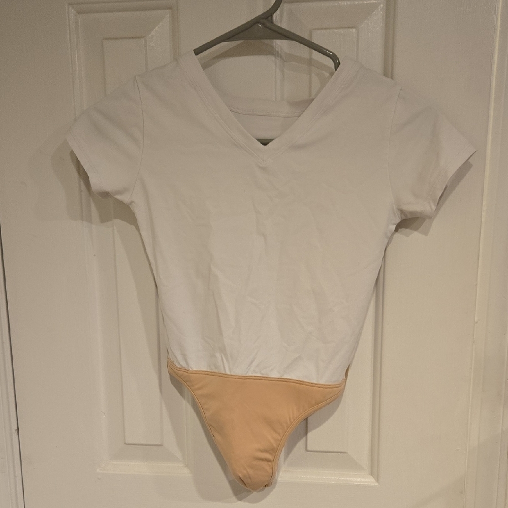 "Horacio" Boy's White Leotard